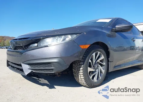 2016 Honda Civic Ex z USA, uszkodzony, nr VIN 2HGFC2F78GH519161